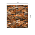 10tk 70*77cm 3d vahtplastist seinakleebispaneelid telliskivist veekindel kleeptapeet elutuba magamistuba kodumaja vannitoa sisustus 10Pcs beige