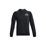 Under Armour Elevated Terry Kapuutsiga Topp Spordilogoga Meestele Must 1373844-001 XXXL