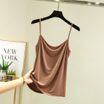 Modaalsed spagetirihmaga topid Basic Camis varrukateta paakitop &uuml;hev&auml;rviline naiste suvine Camisole k&otilde;ik sobivad XL