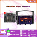 2Din jaoks Mitsubishi Pajero 4 V80 V90 2006-2014 Android Car Stereo Radio Multimeedia Videopleier Navigatsioon GPS Carplay 2+32GB 2+32GB,A