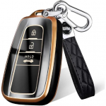 Sobib Toyota v&otilde;tmehoidja kattele Highlander RAV4 Camry Corolla XLE XSE LE Avalon C-HR Prius 86/GT86 2019-2022, Must//Valge For Toyota-Black
