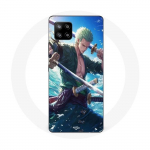 Coque Maniacase pour Samsung Galaxy A42 5g One Piece Roronoa Zoro ep&eacute;e manga anime