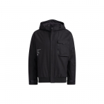 Adidas Utility Jakk Suurte Taskute ja Kapuutsi, Meeste &Uuml;ler&otilde;ivad, Must HD0355 S