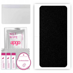 apgo Protective Skin Sticker for the back compatible with Umidigi F3, Wrap Film, Foil, Vinyl - Pattern Matte Black
