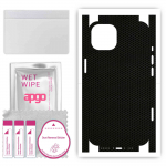 apgo Protective Skin Sticker for the back+sides compatible with Apple iPhone 13, Full Wrap Film, Foil, Vinyl - Pattern Matrix