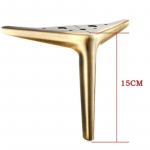 4 tk/komplekt metallm&ouml;&ouml;bli jalad 120/150/190mm kapi diivani jalalaud, telerikapi jaoks kapi jalgade tugi M&ouml;&ouml;bli tarvikud Bronze 15CM