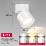 Pinnale paigaldatav Led-allvalgusti 220V lakke kohtvalgusti 10/15/20W koduks elutuppa magamistuppa k&ouml;&ouml;ki veranda kokkuklapitavad allvalgustid 7W&Natural light 4000K