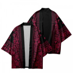 Lapitehnika Lilla Paisleymustriga S&auml;rk Traditsiooniline Cosplay Kimono Naised Mehed Harajuku Jaapani Mood Kampsun Yukata XL