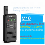 Laetav &otilde;huke Uhf traadita 16-kanaliline raadiosaatja M10