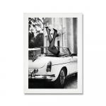 T&uuml;drukud tahavad lihtsalt l&otilde;butseda Moeplakatid Must-valge Luksusautode Moefotograafia Seinakunst L&otilde;uendimaal Kodukaunistus 21x30cm No Framed
