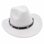 Moodne kauboi m&uuml;ts, must kaabuk&uuml;bar jazzm&uuml;ts Inglise vintage viltk&uuml;bar ratsuk&uuml;bar average size