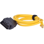 RJ-45 kaabel, &uuml;hendust&ouml;&ouml;riistad, Ethernet-OBD, liidesekaabel, kodeerimine F-seeria jaoks BMW jaoks 15*12*2cm must/kollane