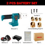 1400 W juhtmeta torukeevitusmasin Laetav kuumsulatusmasin PPR/PB veetorusulatusmasin Makita 18V aku jaoks 2 Battery EU Plug
