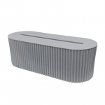 Nordic Plug Board salvestuskarp kaabel juhe organiseerija &uuml;mbris pistikupesa juhtmevaba WiFi ruuter k&auml;ev&otilde;ru lauaarvuti andmeliini pistikuhoidja riiul beež