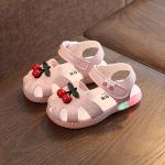 T&uuml;drukute heledad sandaalid Pehme tallaga printsessikingad suvised 1&ndash;3-aastased v&auml;ikelapsejalatsid T&uuml;drukute sussid 19 beež