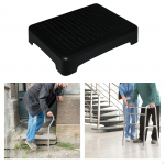 Compact Step Stool for Home And Office - Easy to Carry Black Black
