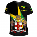 Suvemood Uus 3D Jamaica riigilipu embleemiga tr&uuml;kitud T-s&auml;rk Jamaic vapi graafilised T-s&auml;rgid meestele Vintage riided 6XL
