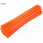 Kuumad 72 tk Mootorratta rataste kodaraga kaitsekatted veljed Naha trimmikatted Toru krossiratta jalgratta jaoks Lahedad tarvikud 17/24 cm Orange-170mm