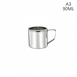 Roostevabast terasest piimavahustamiskann Espresso aurukohv Barista Craft Latte Cappuccino piimatass vahustamiskann 30ML