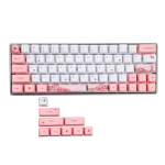 Sakura V&auml;rvisublimatsiooniga Mehaaniline Klaviatuur Armsad Klaviatuurikorgid PBT OEM Profiiliga Klaviatuurikork GH60 GK61 GK64 Klaviatuuri jaoks
