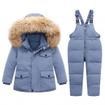 Parka kapuutsiga poisi beebikombinesoonid talve sulejope soe laste mantel Laste lume&uuml;likond Lumi v&auml;ikelapse t&uuml;drukute riided riidekomplekt 120cm