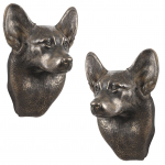 Pembroke Welsh Corgi - Dog statue, hanging bust, unique decoration for dog lover by Art-Dog brand