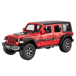 1/22 Jeepi Wrangleri Rubiconi Sulamist Valatud & M&auml;ngus&otilde;idukid Metallist M&auml;nguauto Mudel Heli ja Valgusega T&otilde;mba Tagasi Kollektsioon Laste M&auml;nguasi Kingitus punane