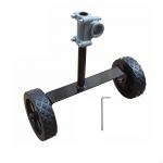Mower Auxiliary Wheel, 25.4mm/26mm Handle Clamp, Easy to Install Attachment, for Backpack