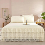 Kahekohaline pitsiline seelik, colcha de cama queen, Plant tr&uuml;kitud voodikate &uuml;he-/queen-/king-size voodilina(Padjap&uuml;&uuml;r vaja tellida) 1pc 200cmx220cm