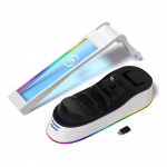 PlayStation PS5 portaali kaugm&auml;ngija Laadimisdoki Laadija Peakomplekti Kinnitus RGB jaoks 33.6*31.7*8.5cm must/valge