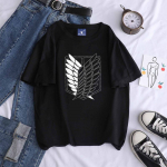 Attack on Titan Logo Print Candy Color Cotton T-s&auml;rk S