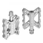 Kokkupandavad jalgrattapedaalid Alumiiniumisulamist tasapinnalised jalgrattaplatvormi pedaalid Maastikuratta pedaalid Jalgrattapedaalid must