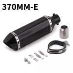Tubo De Escape Da Motocicleta 51mm Com Silenciador Modificar Motocross Silenciador Para Z400 250 R15 R3 Sujeira Pit Bike TYPE-370MM-A
