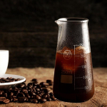 Vahustuskann, Klaasist Espresso Aurutuskann, Kooniline M&otilde;&otilde;teklaas jaoks 250ml