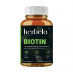 Biotiin (60 tilka, 800 mg), Biotiin, Herbelo Organics