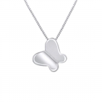 LEA &; ARTHUR - Laste ripats "BUTTERFLY" motiiv - roodiumiga kaetud 925 sterling h&otilde;be