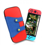 Mario Etui Housse de Transport &agrave; Coque Rigide pour Nintendo Switch Console Rouge