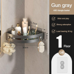 Seinale kinnitatav du&scaron;ihoidik Alumiiniumist nurgas du&scaron;iriiul Vannitoa riiulid K&ouml;&ouml;k 1pc hall