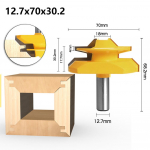 1 tk 6/6,35/8/12/12,7 mm 45&deg; lukuga kaldfrees Router Tenon frees Puidut&ouml;&ouml;tlemist&ouml;&ouml;riist puidut&ouml;&ouml;riistadele Karbiidisulam 11