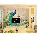 Suur Tapeet Paabulind Euroopa &Otilde;limaal Moodne Kodu Dekoor Tapeet Seintele 3D 200 cm(W) x 140 cm(H) beige