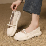 Mood naiste &uuml;hekordsed kingad S&uuml;gis, uus &uuml;mar pea, madal suu &otilde;huke vabaaja mugavad pehme tallaga paksu tallaga Mary Jane kingad 35