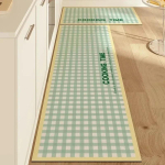 K&ouml;&ouml;gimatt Veeimav Libisemisvastane P&otilde;randamatt Diatomeemuda &Otilde;liimav Jalapadjad Minimalistliku Triibuga Kodukaunistus Vaip 50x80cm beige