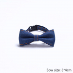 Denim Armsad Aksessuaarid Reguleeritavad Lemmikloomad Kassi kaelarihmad K&uuml;&uuml;liku kaelaside Kutsika Kaelakee Kassipoja Kikilips