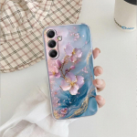 Lillemarmorist pehme l&auml;bipaistev silikoon&uuml;mbris Xiaomi Redmi Note 13 14T 15 Samsung A55 A35 S24 FE iPhone Huawei Honor kaamera kaitsev p&otilde;rutuskindel kate Samsung Galaxy S24 FE