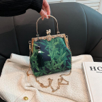 Vintage &otilde;htukott naistele Kiss Lock &uuml;lemise k&auml;epidemega Siduri &otilde;lakott rahakott V&auml;ikesed Crossbody kotid koos tutiga &otilde;htuk&auml;ekottiga pulmapeo jaoks