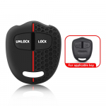 Silikoonist korpuse pult Mitsubishi Lancer EX Evolution Grandis Outlander Triton Pajero ASX 2/3 nupuga auto v&otilde;tme&uuml;mbrise kaane tarvikud 2 buttons