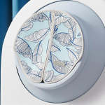 MEET Automaatne liivakasti uksekardin L&otilde;hnakindel Automaatselt sulguvad liivakastid Uksekardinad Tolmukindlad lemmikloomatooted sinine