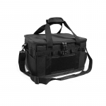 30L suur telkimise hoiukott, kokkupandav toiduvalmistamise kott-organisaator, veekindel p&otilde;hi, 3 reguleeritavat vaheseina 30L must