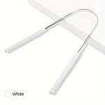 1 tk roostevabast terasest keelekaabits hingamise v&auml;rskendamiseks, h&uuml;poallergeenne keelepuhastusvahend t&auml;iskasvanutele ja lastele, t&otilde;hus suuhooldusvahend valge