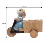 K&uuml;&uuml;likukujuline lillepott koos drenaažiga lillepoti konteiner Sukullentne lillepott Aia bonsai poti kaunistus lauaplaadi kaunistus